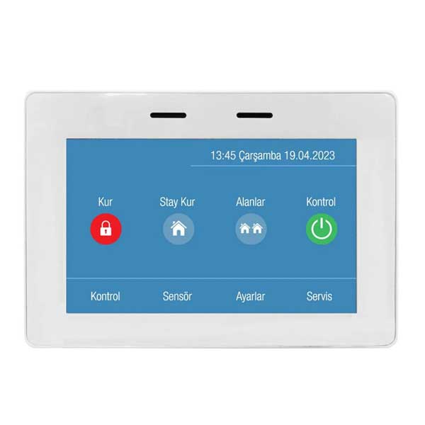 Ec-Touch Dokunmatik Keypad (Eci,Esl,Runner Uyumlu) Beyaz