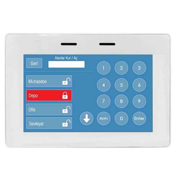 Ec-Touch Dokunmatik Keypad (Eci,Esl,Runner Uyumlu) Beyaz - Görsel 2