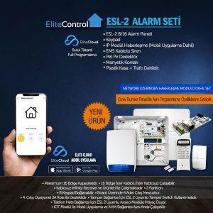 Esl-2 Panel + Hyb Keypad + Iotmodül + Ems Siren + Pır + Mc